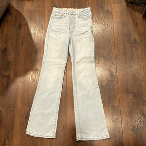 Levi Ribcage Boot Cut Jeans